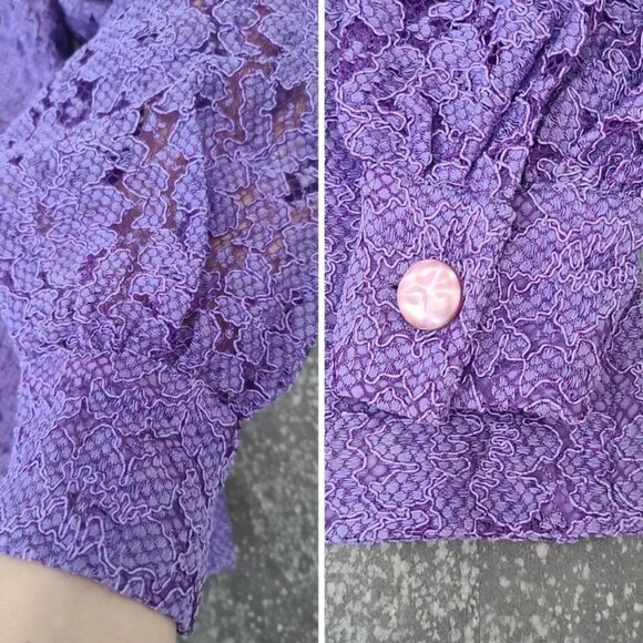 Vintage 60s Lace Pants & Top - Picture 4 of 11